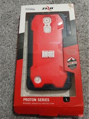 Phone Case For LG Astro/ Fortune Zizo Red With Rubber